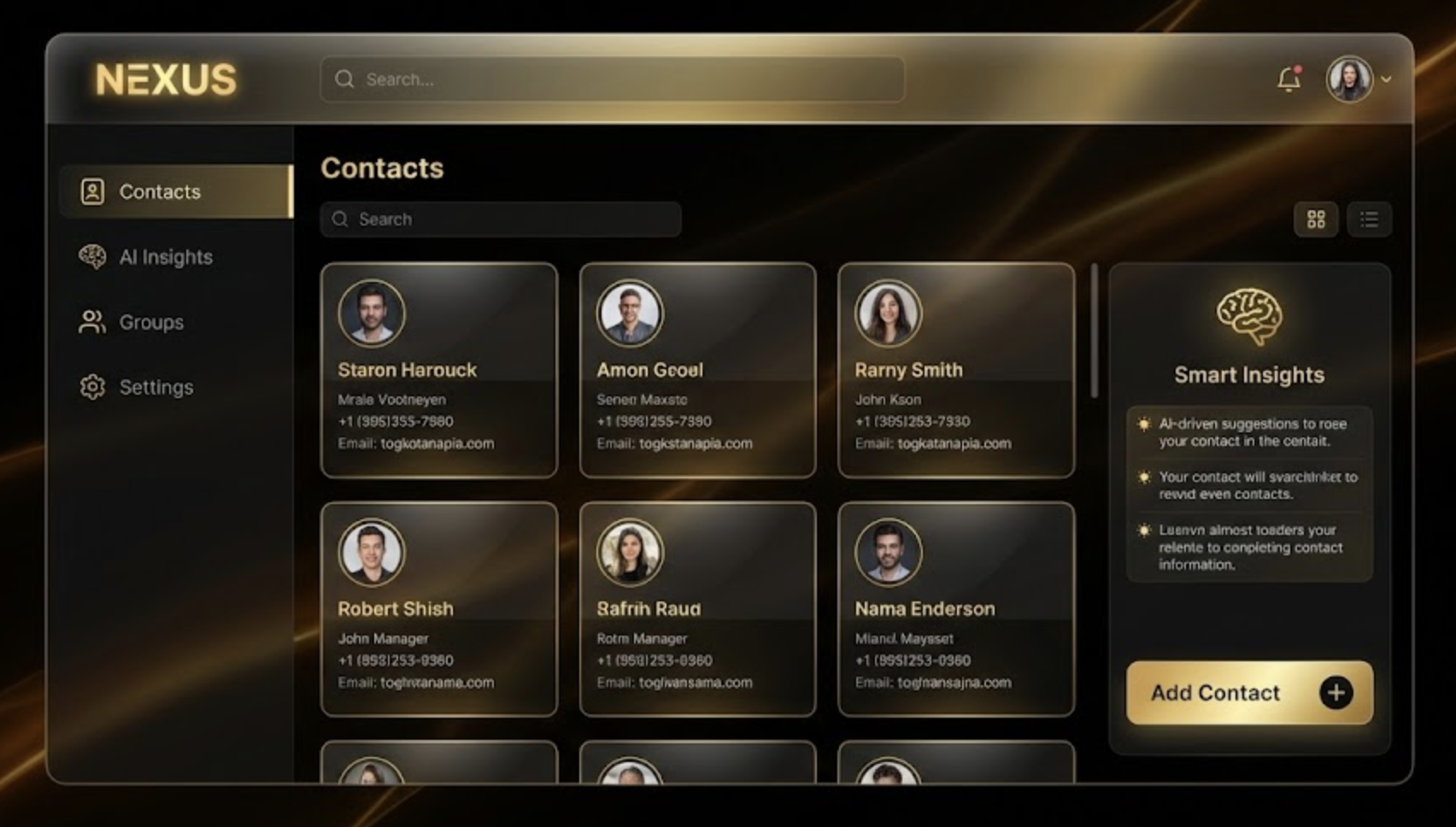 Nexus: AI-Powered Smart Contact Manager